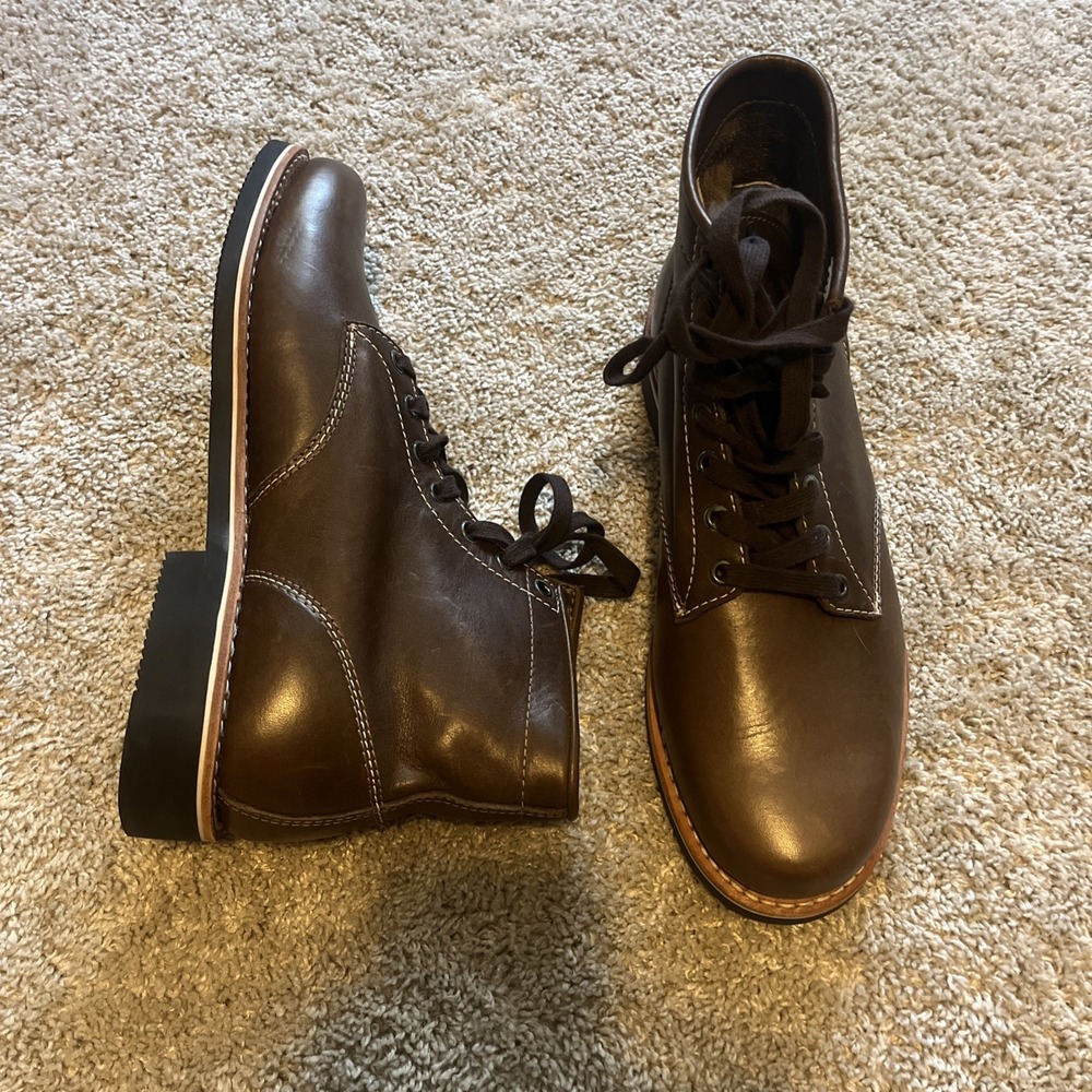 Superlamb Mens Gobi Desert Brown Ankle Boots‎ Shoes 12 Medium (D) Oil Resistant - Picture 2 of 9